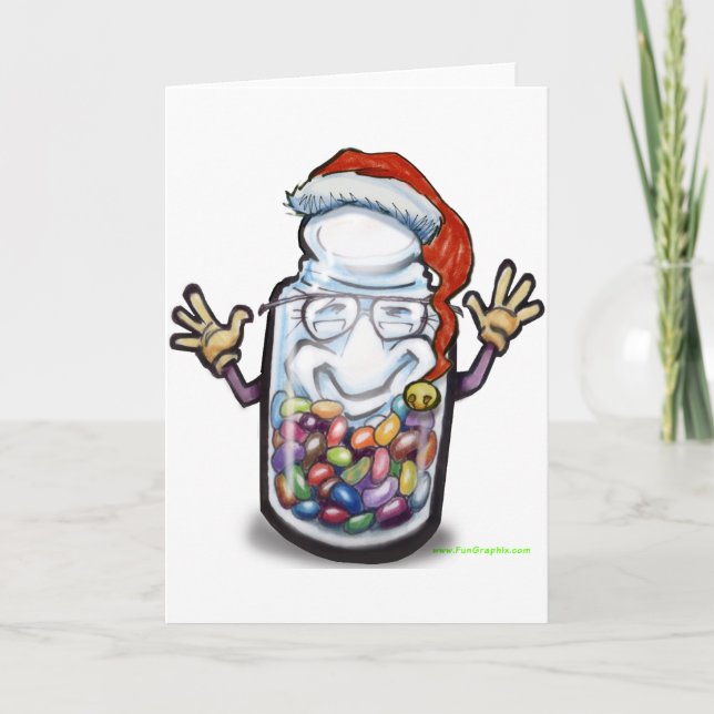 Bean Counters Christmas Holiday Card (Front)