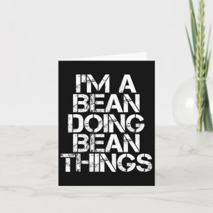 Bean Funny Surname Family Tree Birthday Reunion Gi Card