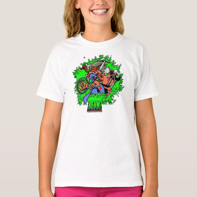 BEAN! Heroes Girl's T-Shirt (Front)