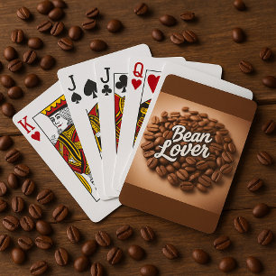 Bean Lover Coffee Beans Aesthetic Playing Cards