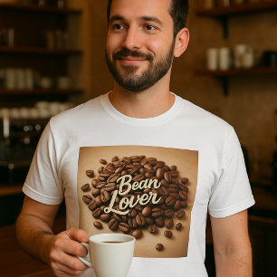 Bean Lover Coffee Beans Aesthetic T-Shirt