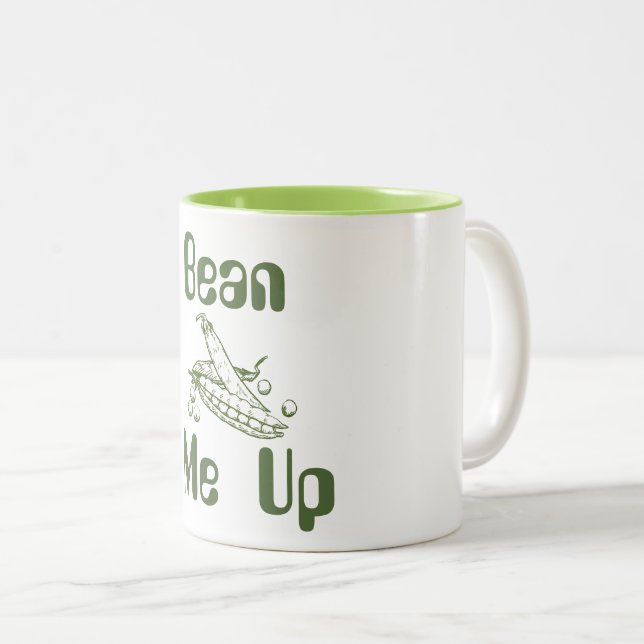 Bean Me Up Coffee Mug (Front Right)