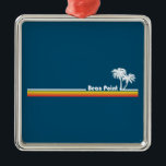 Bean Point Beach Florida Metal Ornament<br><div class="desc">Bean Point is one of the most relaxing beaches on Anna Maria Island in Florida.</div>