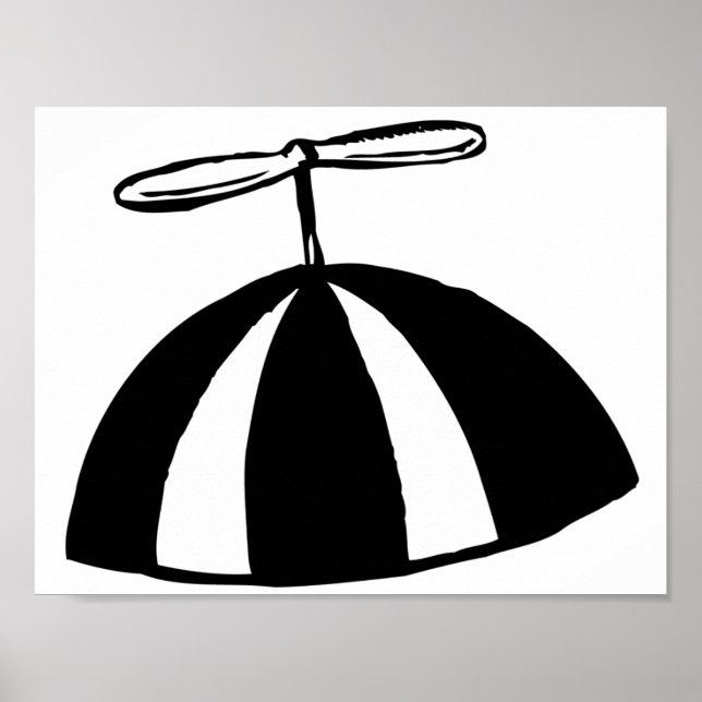 Beanie Avec Un Poster D'Oiseau Tourbillon (Devant)