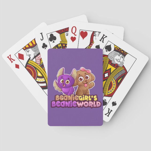 Beanie Girl's Beanie World Official Card Game (Back)