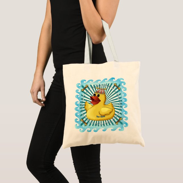 Beanie Hat Rubber Duck  Tote Bag (Front (Product))