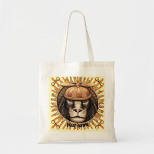 Beanie Lion Tote Bag