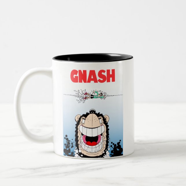Beano Gnasher “Jaws” parody coffee mug ☕️ (Left)