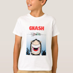 Beano Gnasher “Jaws” parody kids’ T-shirt