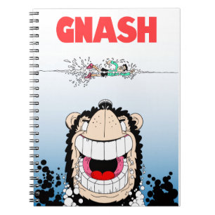 Beano Gnasher “Jaws” parody notebook 📓