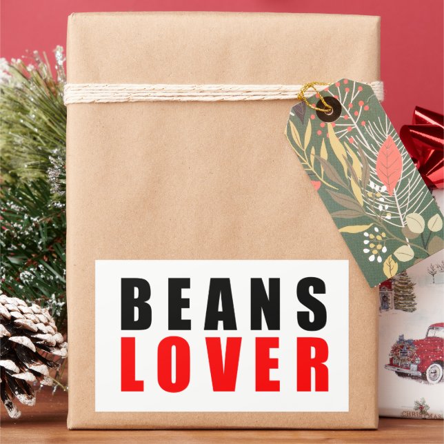Beans lover, I love beans Sticker (Holiday)