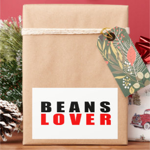 Beans lover, I love beans Sticker