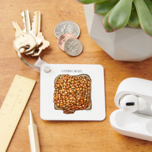 Beans on Toast Keychain