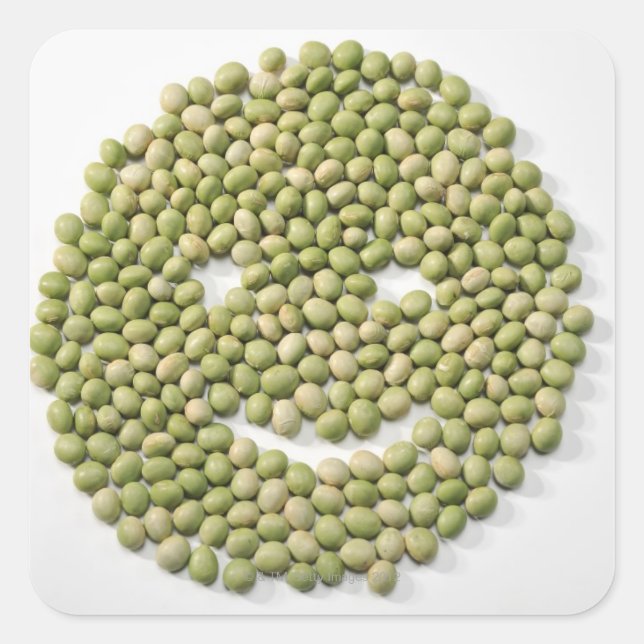 Beans, Soybean, Food Square Sticker (Front)