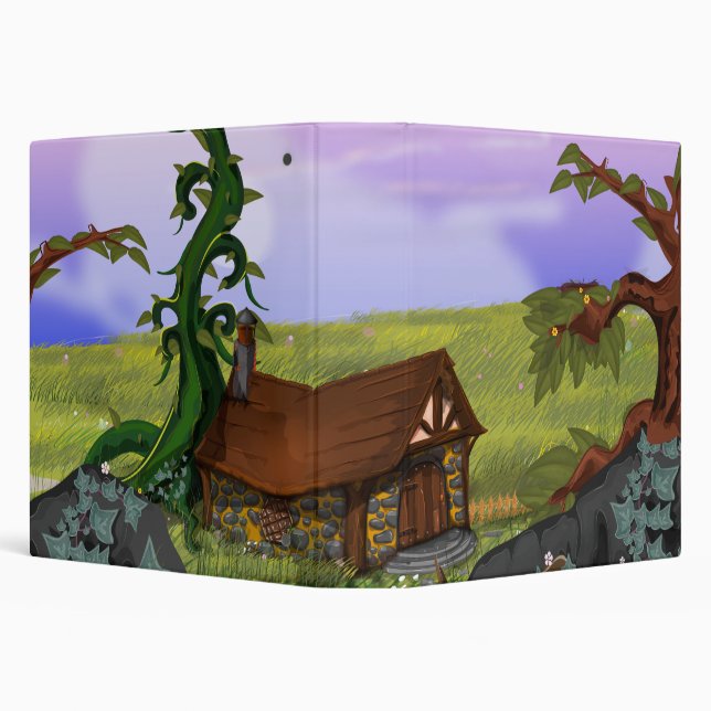 Beanstalk Cottage Cartoon Binder (Background)