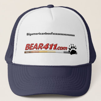 BEAR411 Customized TRUCKER Hat