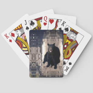 Bear 1- Ice cube Mosaic Design Playing Cards