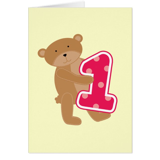 Bear 1st Birthday T-shirts and Gifts (Front)