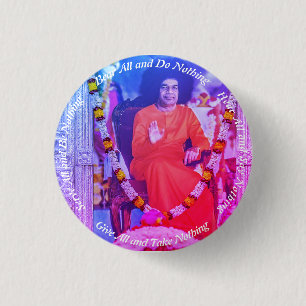 Bear all 1 inch round button