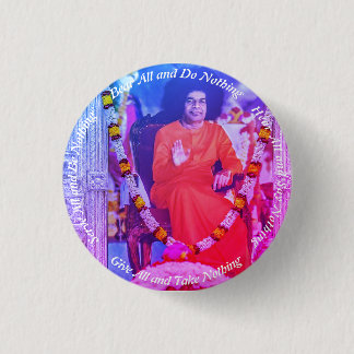 Bear all 1 inch round button