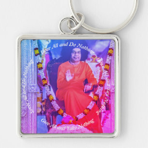 Bear all Porte-Clés Carré premium Grand - Keychain