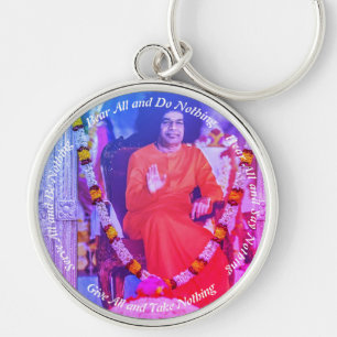 Bear all Porte-clés rond premium - Grand Keychain