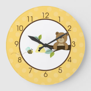 Bear and Bee Clock