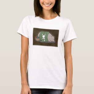 Bear and Bunny Knitting Lover Cute Woodland Animal T-Shirt