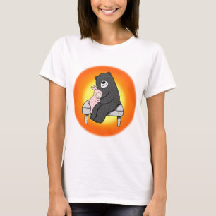 Bear and Bunny Love T-shirt Cute woodland Animals