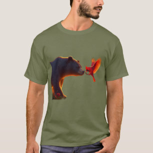 Bear and Cardinal T-Shirt