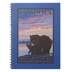 Bear and Cub - Cordova, Alaska Notebook