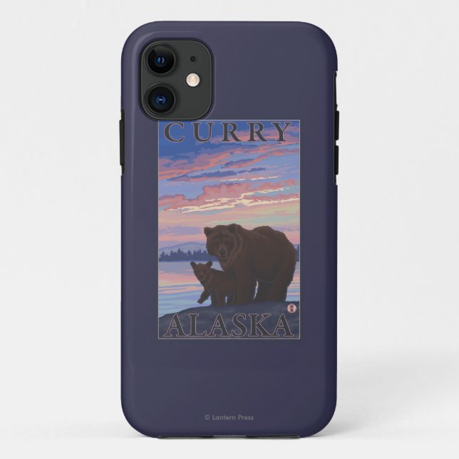 Bear and Cub - Curry, Alaska Case-Mate iPhone Case (Back)