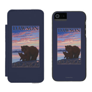 Bear and Cub - Dawson, Alaska Incipio Watson™ iPhone 5 Wallet Case