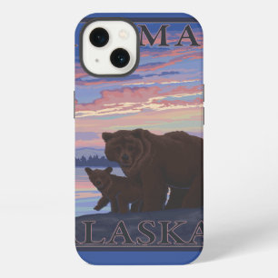 Bear and Cub - Katmai, Alaska iPhone 13 Case