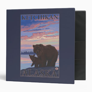 Bear and Cub - Ketchikan, Alaska Binder