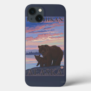 Bear and Cub - Ketchikan, Alaska iPhone 13 Case