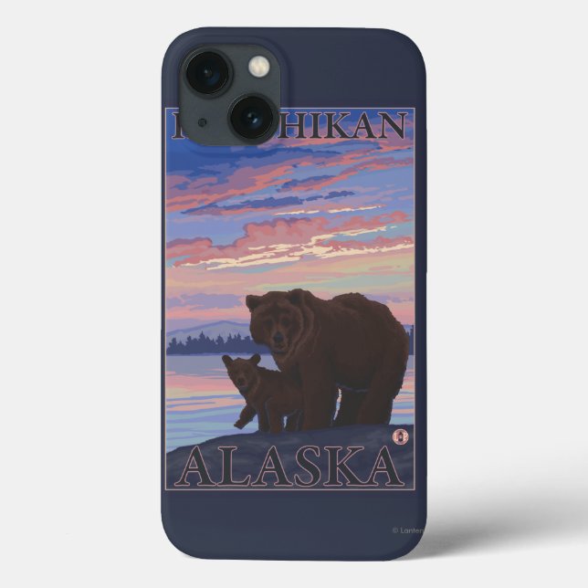 Bear and Cub - Ketchikan, Alaska Case-Mate iPhone Case (Back)
