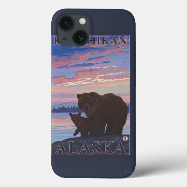Bear and Cub - Ketchikan, Alaska Case-Mate iPhone Case (Back)