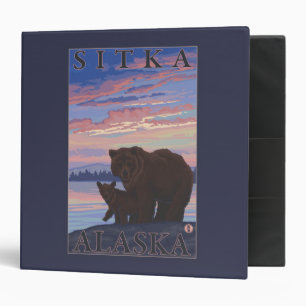 Bear and Cub - Sitka, Alaska Binder