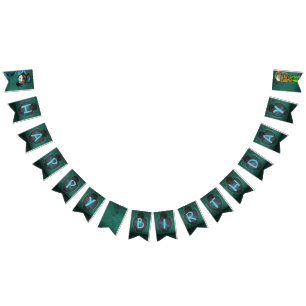 Bear and Fox Birthday Party Bunting Flags