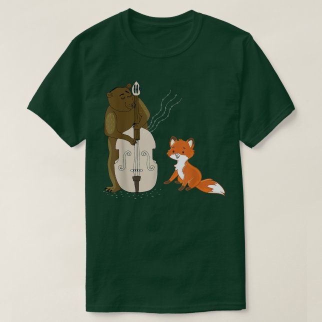 Bear and Fox  T-Shirt (Design Front)