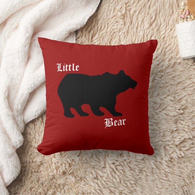 bear and moose Throw Pillow (Blanket)
