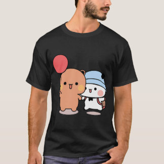 Bear And Panda Bubu Dudu Balloon  T-Shirt