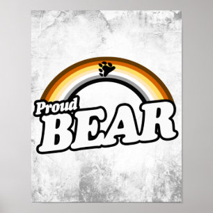 Bear and Proud Poster