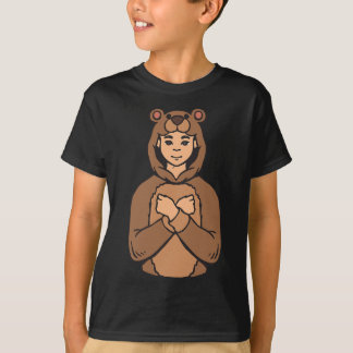 Bear Animal Asl Hand Gesture Deaf Hearing Loss Awa T-Shirt