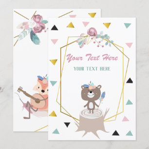 Bear Any Event  Invitation