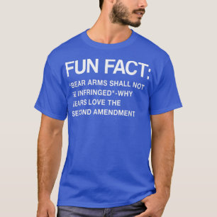 Bear Arms Shall Not Be Infringed Funny Animal Pun T-Shirt