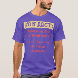 BEAR Arms Shall Not Be Infringed Funny Animal Pun T-Shirt