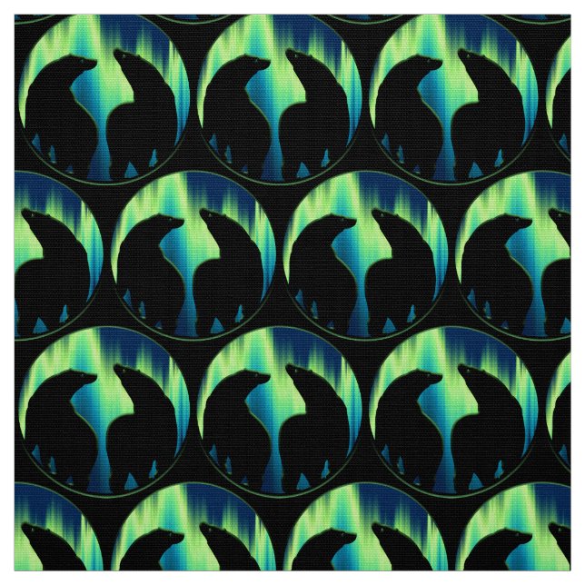 Bear Art Fabric Aurora Bear Art Fabric (Swatch)