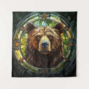 Bear Art Tapestry